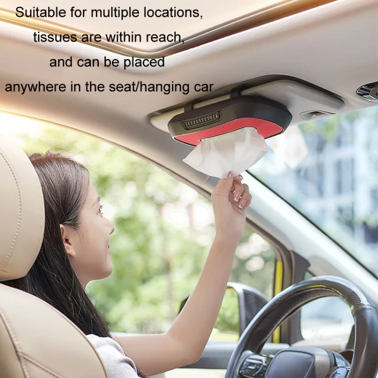 TBD06052804_B10.webp Car Sun Visor Hanging Sunroof Seat Back Tissue Box - Image 11