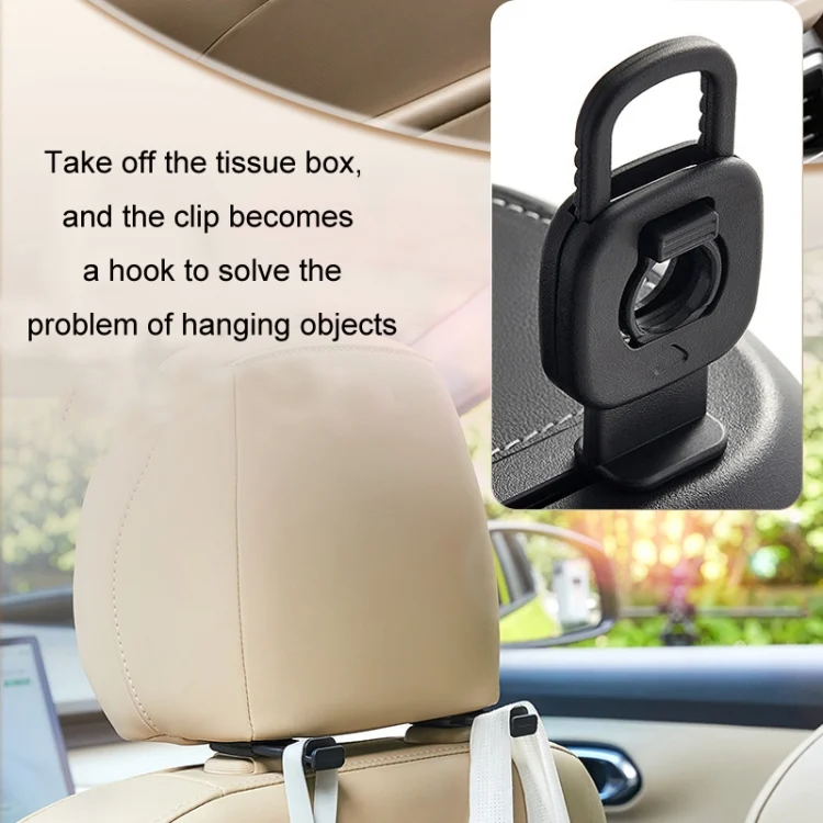 TBD06052804_B7.webp Car Sun Visor Hanging Sunroof Seat Back Tissue Box - Image 8