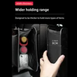 2 In 1 Car Seat Back Storage Hanging Tissue Bag - Image 6