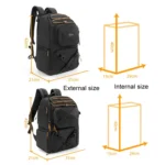 Cwatcun D132 DSLR Camera Backpack Hard-shell Crashproof Waterproof Decompression Shoulder Photo Bag - Image 2