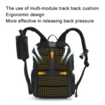 Cwatcun D132 DSLR Camera Backpack Hard-shell Crashproof Waterproof Decompression Shoulder Photo Bag - Image 4