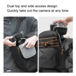 Cwatcun D132 DSLR Camera Backpack Hard-shell Crashproof Waterproof Decompression Shoulder Photo Bag - Image 7