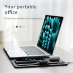 5 In 1 Laptop Sleeve With Wireless Charging Mouse Pad Desk Mat For 12-14 Inch Laptops - Image 5