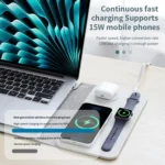 5 In 1 Laptop Sleeve With Wireless Charging Mouse Pad Desk Mat For 12-14 Inch Laptops - Image 8