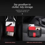 Multifunctional Car-Mounted Adhesive Mesh Bag For Storage Hanging Bags - Image 6