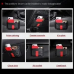 Multifunctional Car-Mounted Adhesive Mesh Bag For Storage Hanging Bags - Image 7