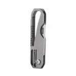 Multifunctional Titanium Keychain Outdoor Portable Defense Mini Folding Knife