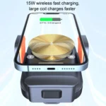 Car Wireless Charging Outlet Navigation Mobile Phone Holder - Image 3