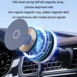 Car Wireless Magnetic Atmosphere Light Mobile Phone Holder - Image 3