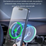 Car Wireless Magnetic Atmosphere Light Mobile Phone Holder - Image 7