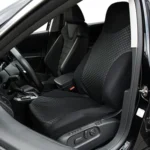 Car Leather Stitching One-piece Front Seat Cover - Image 6