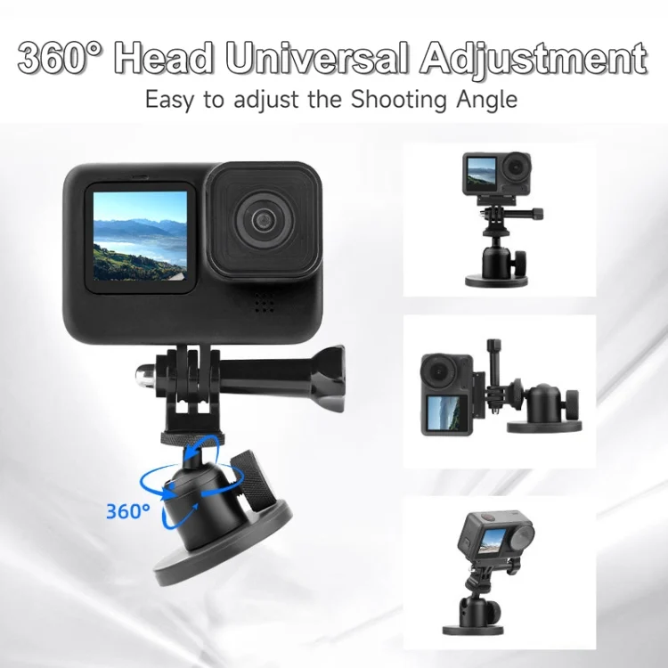 TBD06053130_2.webp Magnetic Aluminum Alloy Ball Head Mount for Sports Cameras and Mobile Phones - Image 3