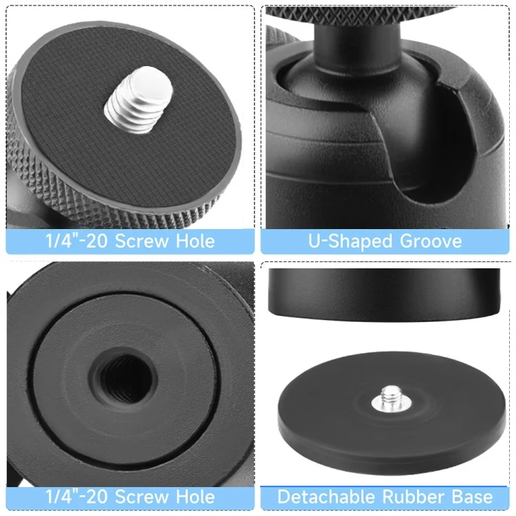 TBD06053130_6.webp Magnetic Aluminum Alloy Ball Head Mount for Sports Cameras and Mobile Phones - Image 7