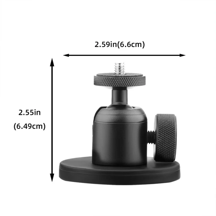 TBD06053130_8.webp Magnetic Aluminum Alloy Ball Head Mount for Sports Cameras and Mobile Phones - Image 9