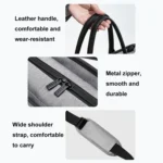 Baona BN-I009 14-inch Large-capacity Shock-absorbing And Wear-resistant Laptop Bag - Image 7