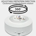 Intelligent Electric Roundabout 360 Degree Rotating Disc Table Live Shooting Video Props - Image 6