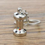 Mini Metal Keychain Coffee Utensils Decorative Pendant