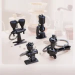 Mini Metal Keychain Coffee Utensils Decorative Pendant - Image 4