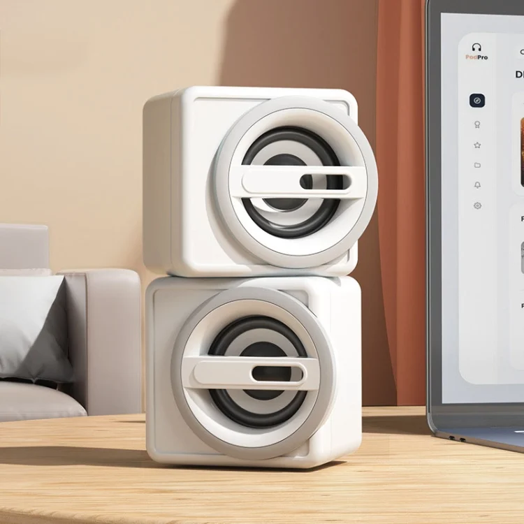 K1 Mini Desktop Computer Wired Speakers USB Subwoofer Speaker