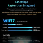 COMFAST CF-983BE WiFi7 Tri-Band 6500Mbps USB Wireless Network Adapter PC Network Card - Image 5