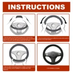 Rayhong Universal Car Quick-heating Heated Steering Wheel Cover - Image 6