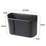 Multifunctional Car Seat Back Storage Box Rear Seat Tissue and Beverage Rack - Image 2