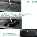 DM-006 Car Mobile Phone Navigation Bracket Instrument Panel Non-slip Storage Box - Image 3