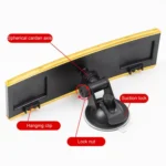 Car Modification Rotatable Adjustable Suction Cup Curved Rearview Mirror - Image 3