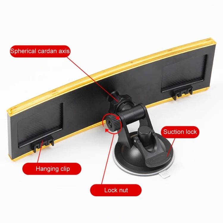 TBD06053704_2.webp Car Modification Rotatable Adjustable Suction Cup Curved Rearview Mirror - Image 3