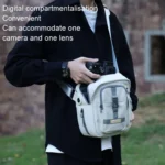 Cwatcun D155 Shoulder Casual Microslr Camera Storage Bag Lightweight Digital Photography Bag - Image 2