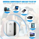 300Mbps Wireless WIFI Repeater 2.4G Route Signal Amplifier 7 Lights Version - Image 6