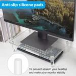 Desktop Acrylic Laptop / Printer Raised Stand - Image 4