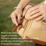 Vintage Camera Bag Crossbody Canvas Digital Bag - Image 4