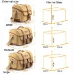 Vintage Camera Bag Crossbody Canvas Digital Bag - Image 9