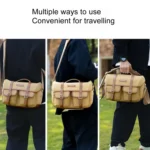 Vintage Camera Bag Crossbody Canvas Digital Bag - Image 10