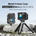 AMagisn Upgrade Ver Metal Rabbit Cage For GoPro HERO13 Black / HERO12 Black / HERO11 Black / HERO10 Black / HERO9 Black - Image 2