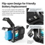 AMagisn Upgrade Ver Metal Rabbit Cage For GoPro HERO13 Black / HERO12 Black / HERO11 Black / HERO10 Black / HERO9 Black - Image 5