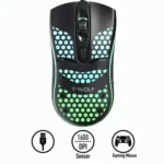 T-WOLF V15 Honeycomb Wired USB Gaming Mouse with RGB Lighting Ergonomic Hollow Design for PC Office Home Use - Image 3