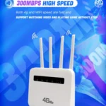 4G CPE WiFi6 Plug-in Wireless Router Dual Port Wireless Hotspot, EU Plug - Image 3