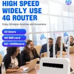 4G CPE WiFi6 Plug-in Wireless Router Dual Port Wireless Hotspot, EU Plug - Image 5