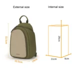 Cwatcun D148 Medium Casual Camera Bag Shoulder Crossbody Daily Photography Bag - Image 5