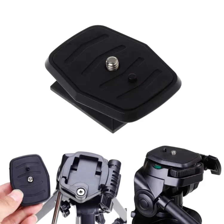 TBD0605418501.webp Tripod Head Quick Release Plate For WeiFeng WT3730 3750 3770 / YUNTENG 590 600 668 688 690 / Sony D680 D580 VCT-50AV - Image 1