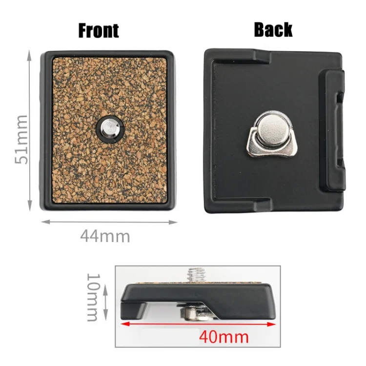 TBD06054188_2.webp For WeiFeng WF-6662A Tripod Quick Release Plate Metal QR Plate - Image 3