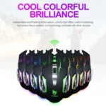 T-WOLF Q13 2.4GHz 6-keys RGB Colorful Light Gaming Wireless Mouse - Image 4