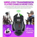 T-WOLF Q13 2.4GHz 6-keys RGB Colorful Light Gaming Wireless Mouse - Image 6