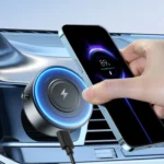 AIMITE M8 Car Wireless Charger Phone Holder Vacuum Suction Cup Strong Magnetic Support Bracket - Image 2