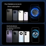 AIMITE M8 Car Wireless Charger Phone Holder Vacuum Suction Cup Strong Magnetic Support Bracket - Image 13