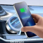 AIMITE M8 Car Wireless Charger Phone Holder Vacuum Suction Cup Strong Magnetic Support Bracket - Image 4