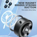 AIMITE M8 Car Wireless Charger Phone Holder Vacuum Suction Cup Strong Magnetic Support Bracket - Image 7