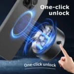 AIMITE M8 Car Wireless Charger Phone Holder Vacuum Suction Cup Strong Magnetic Support Bracket - Image 9